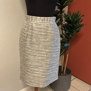 Kate Spade Skirt the Rules Silver Skirt